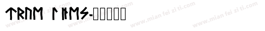 True Lines字体转换
